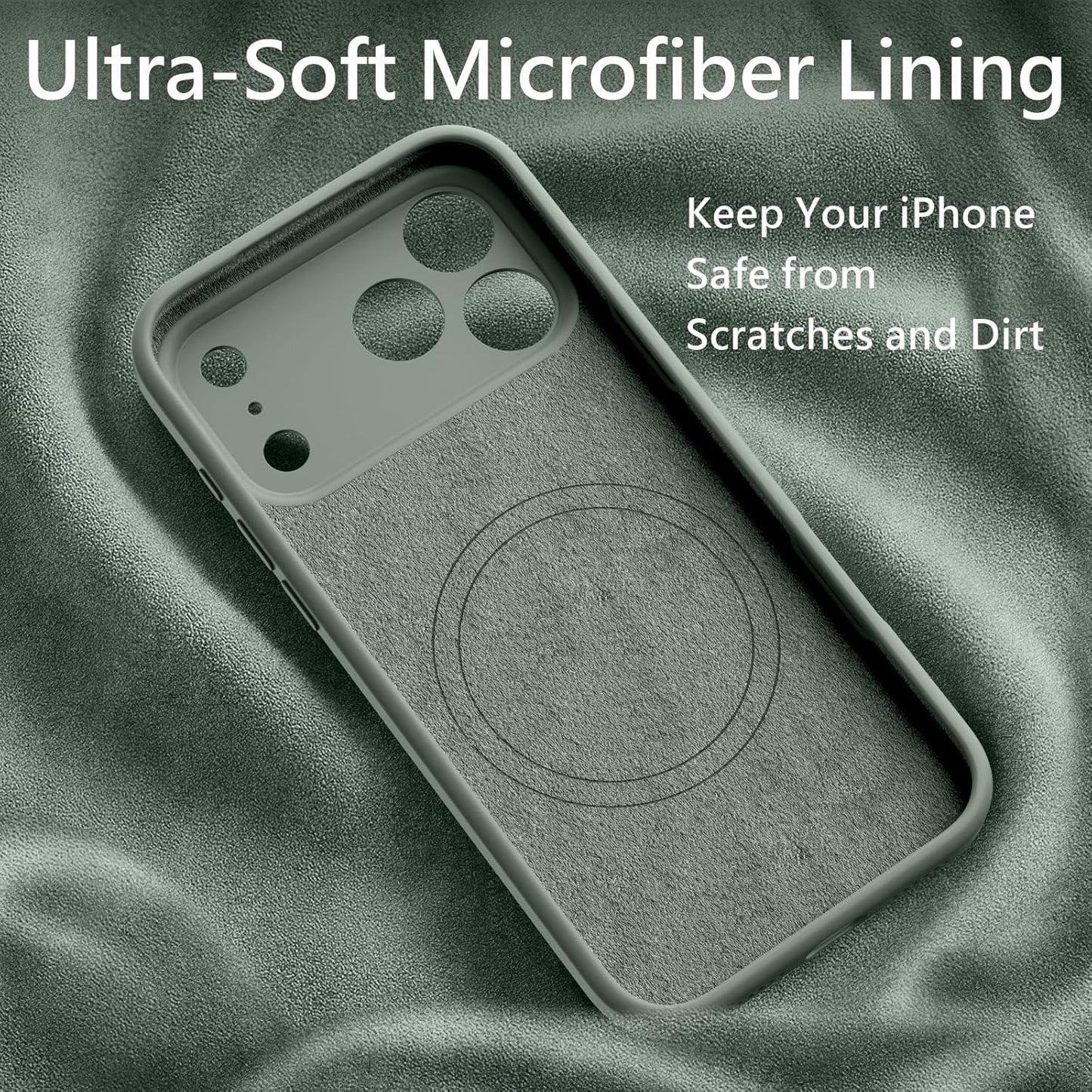 Premium Silicone Phone Case with Integrated Camera Button