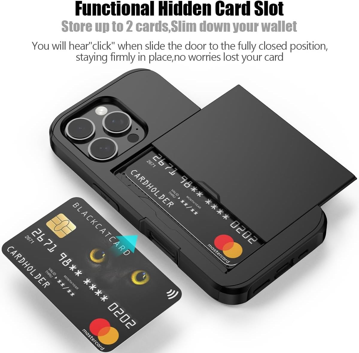 Card Slot Phone Case for 16 Pro