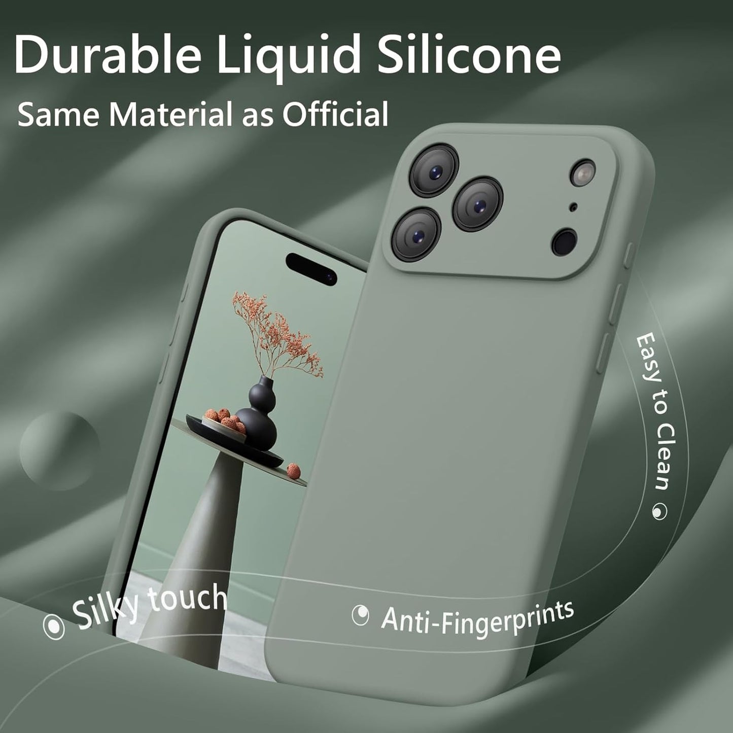 Premium Silicone Phone Case with Integrated Camera Button