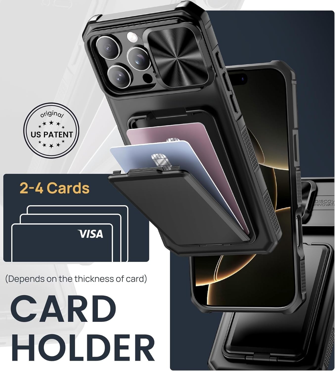 Wallet Phone Case for 16 Pro Max