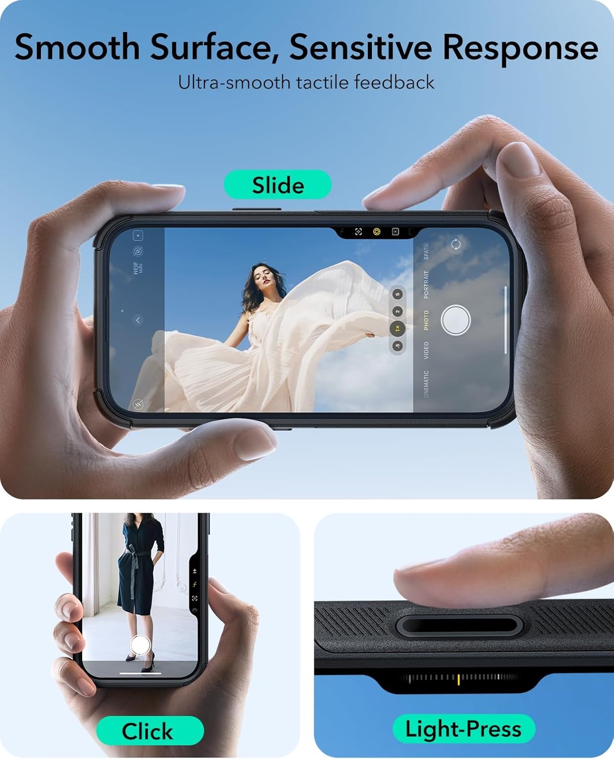 Camera Control & Magnetic Phone Case for 16 Plus
