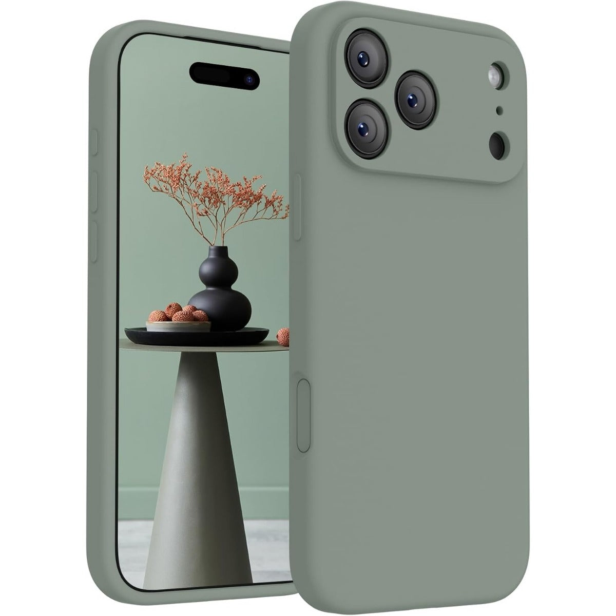 Premium Silicone Phone Case with Integrated Camera Button
